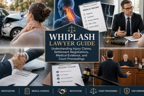 Whiplash Lawyer Guide: Understanding Injury Claims, Settlement Negotiations, Medical Evidence, and Court Proceedings