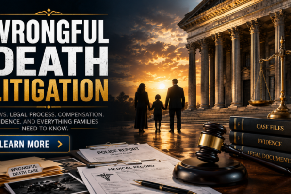 The Ultimate Wrongful Death Litigation Guide: Laws, Legal Process, Compensation, Evidence, And Everything Families Need To Know