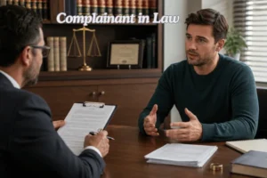 Complainant in Law