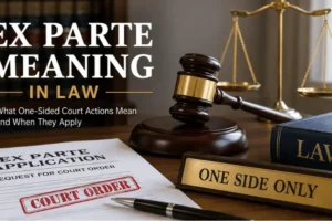 Ex Parte Meaning