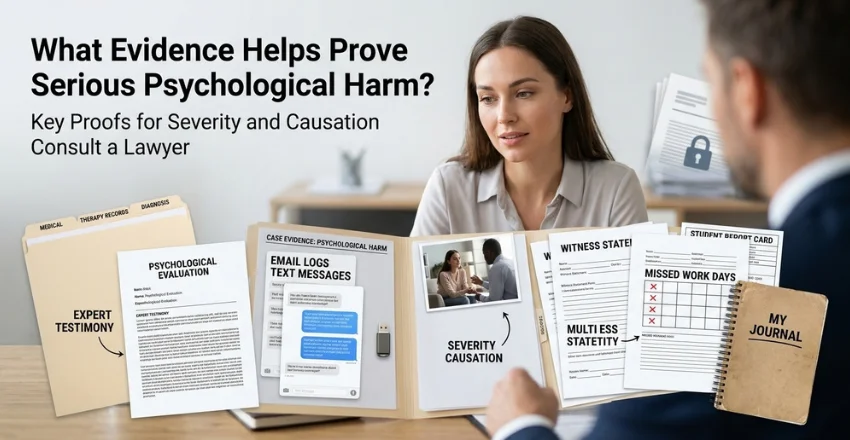 What Evidence Can Help Prove Serious Psychological Harm?