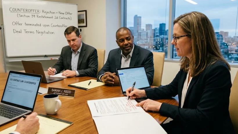Counteroffer in U.S. Contract Law: What It Means and How It Changes a Deal